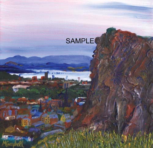 Edinburgh from the Crags